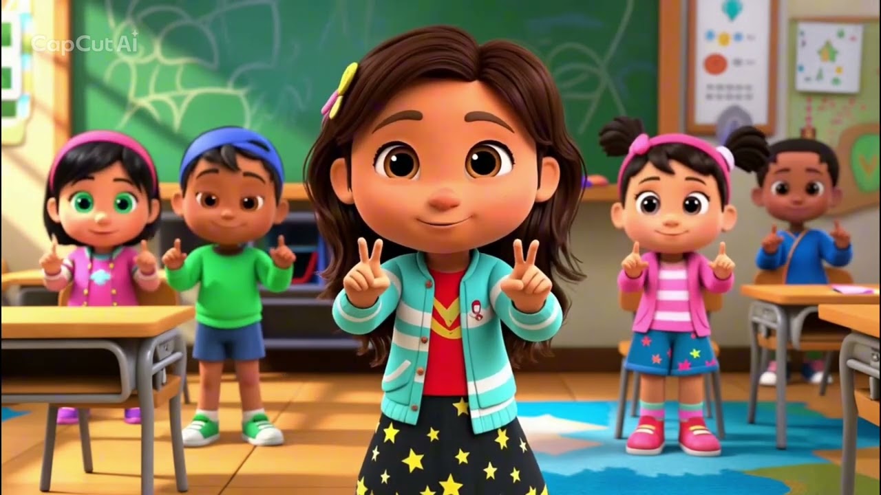 Count from 1 to 5 and Move | Fun Action Counting for Kids 🖐️🎉