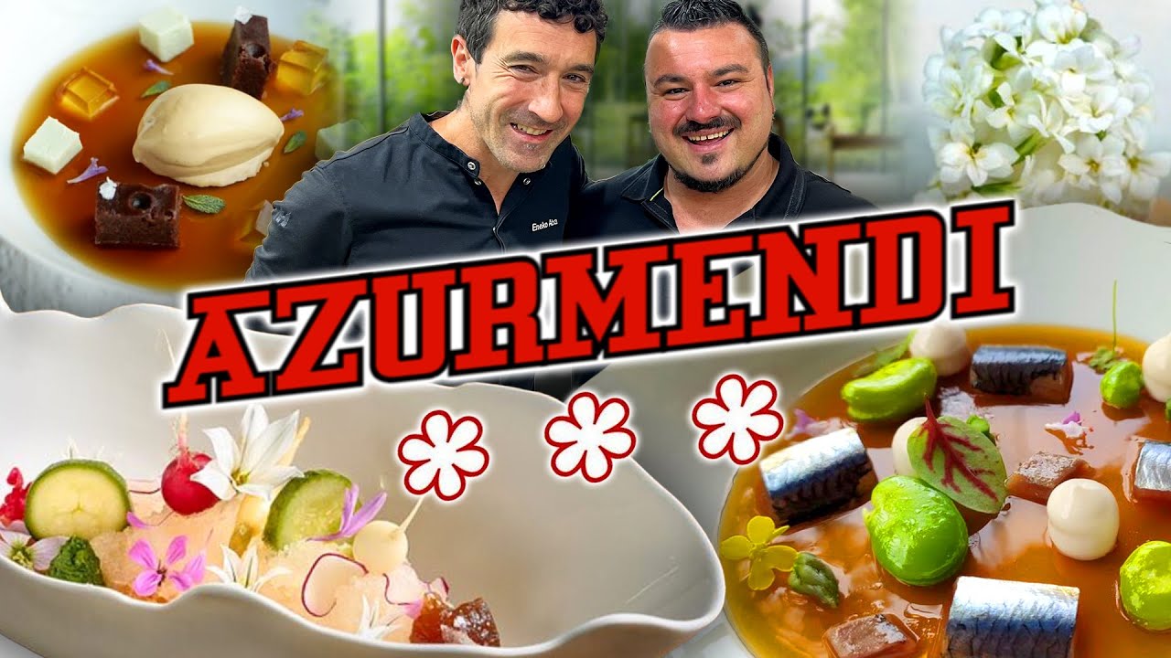 Me comí TODO EL MENU de AZURMENDI de ENEKO ATXA con 3 ESTRELLAS MICHELIN