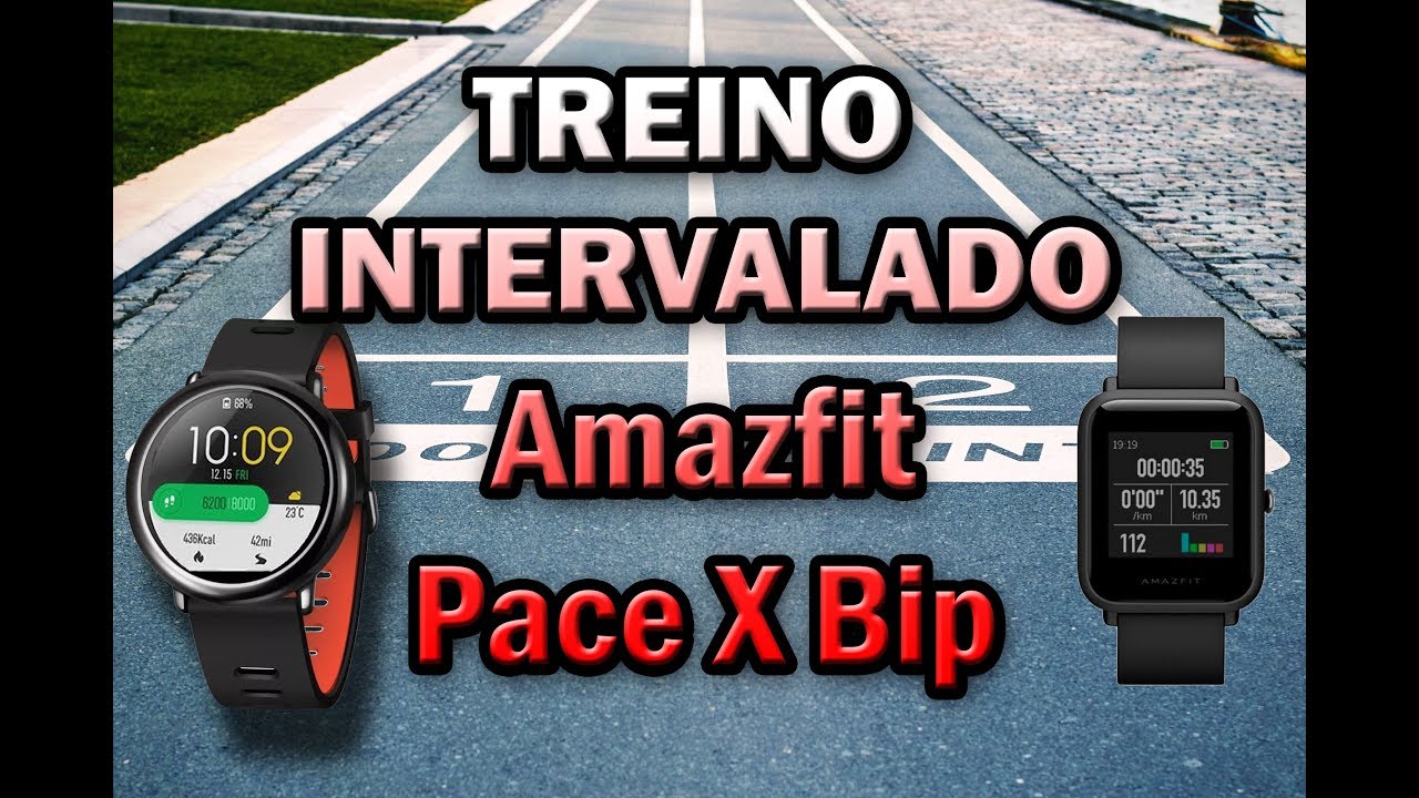 TREINO INTERVALADO no Amazfit Pace – Comparativo Bip x Pace
