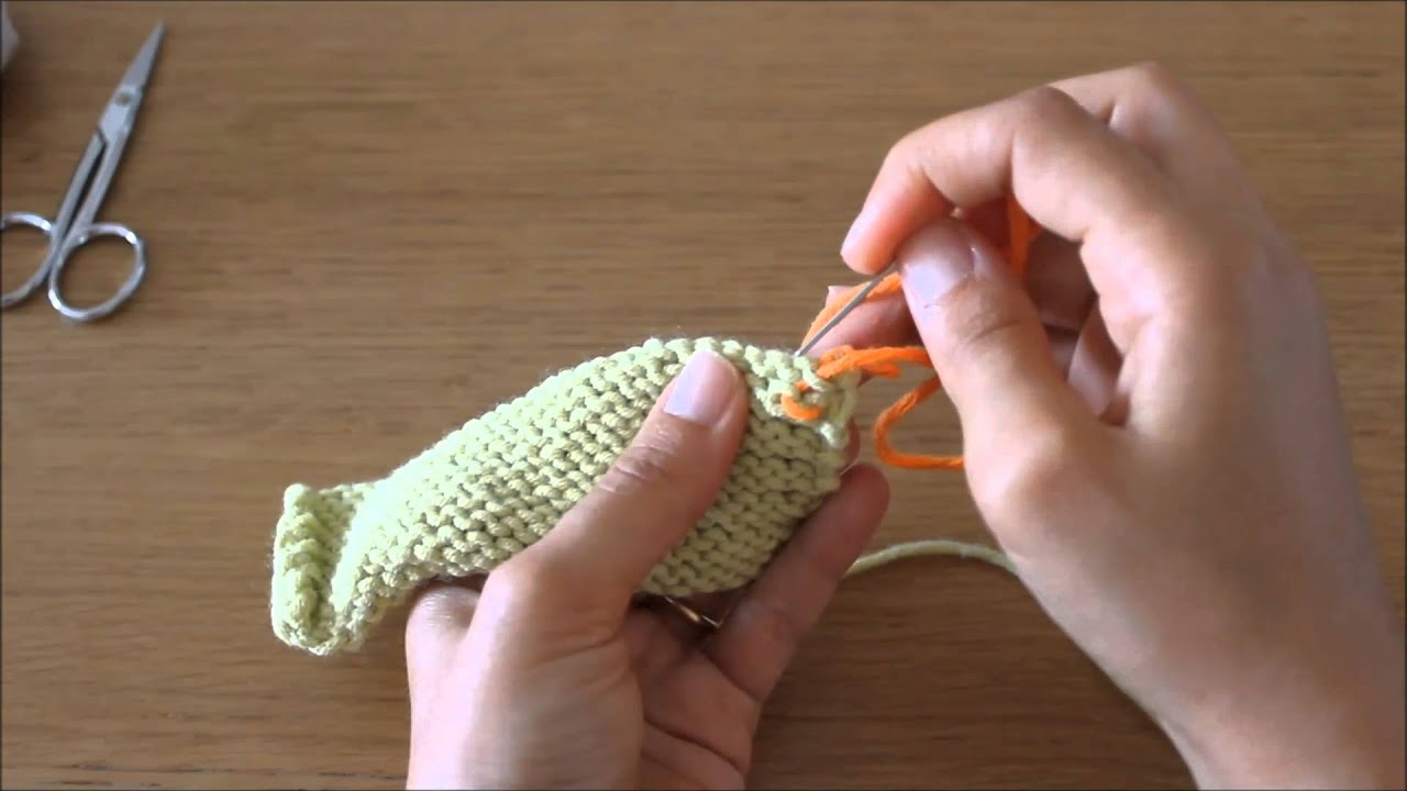 Curso tricot - Querido tricot: rematar as linhas (weave in the ends)