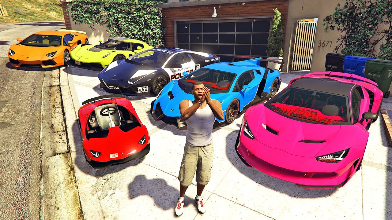 قراند 5 : جمع سيارات سريعة نادرة وغالية الثمن | GTA V RARE & Expensive SUPER Cars
