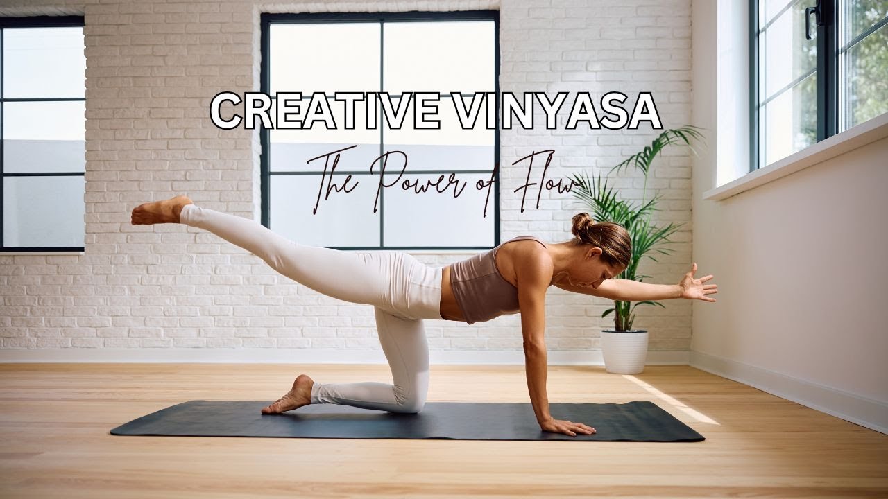60 Minutes Creative Vinyasa| ENG| Intermediate | Flying Crow Pose | ♫၊၊||၊♫ Playlist Bellow