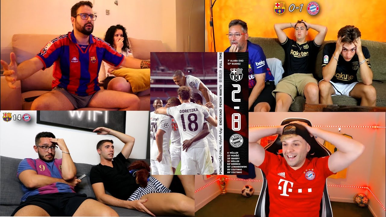 Bayern Munich vs Barcelona 8 - 2 Best Fans Reaction