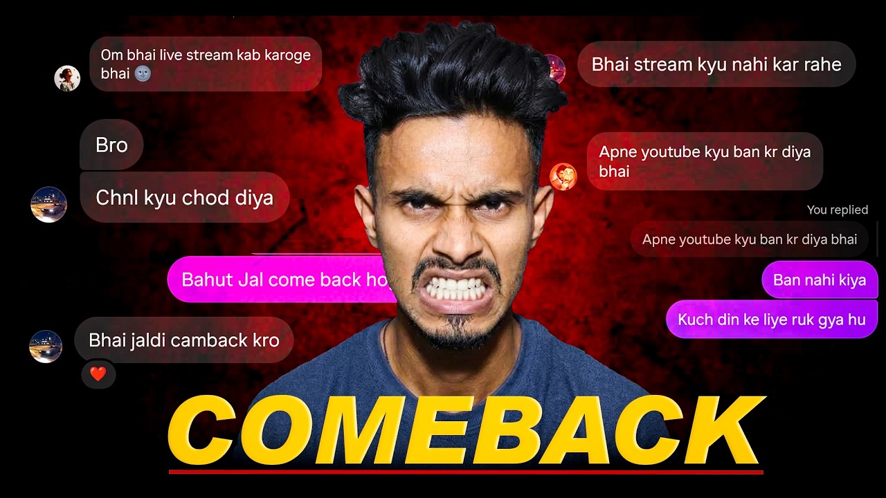 Comeback | Om Bot Gaming | Funny Moments & Full Action Stream | Hindi/ Hinglish Gaming Live