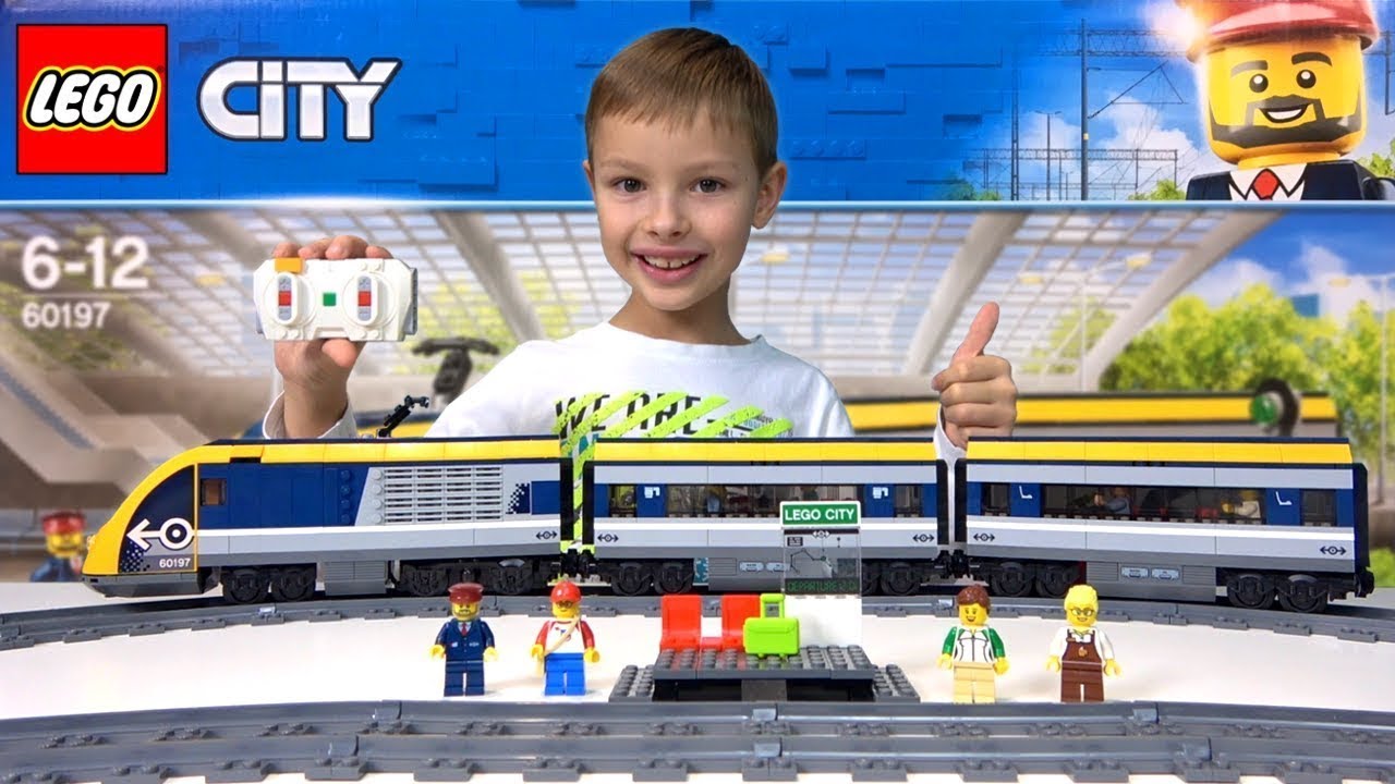 POCIĄG PASAŻERSKI - Recenzja LEGO City 60197 + Książki Moje miasto Ja  tu rządzę i Łapać złodzieja!