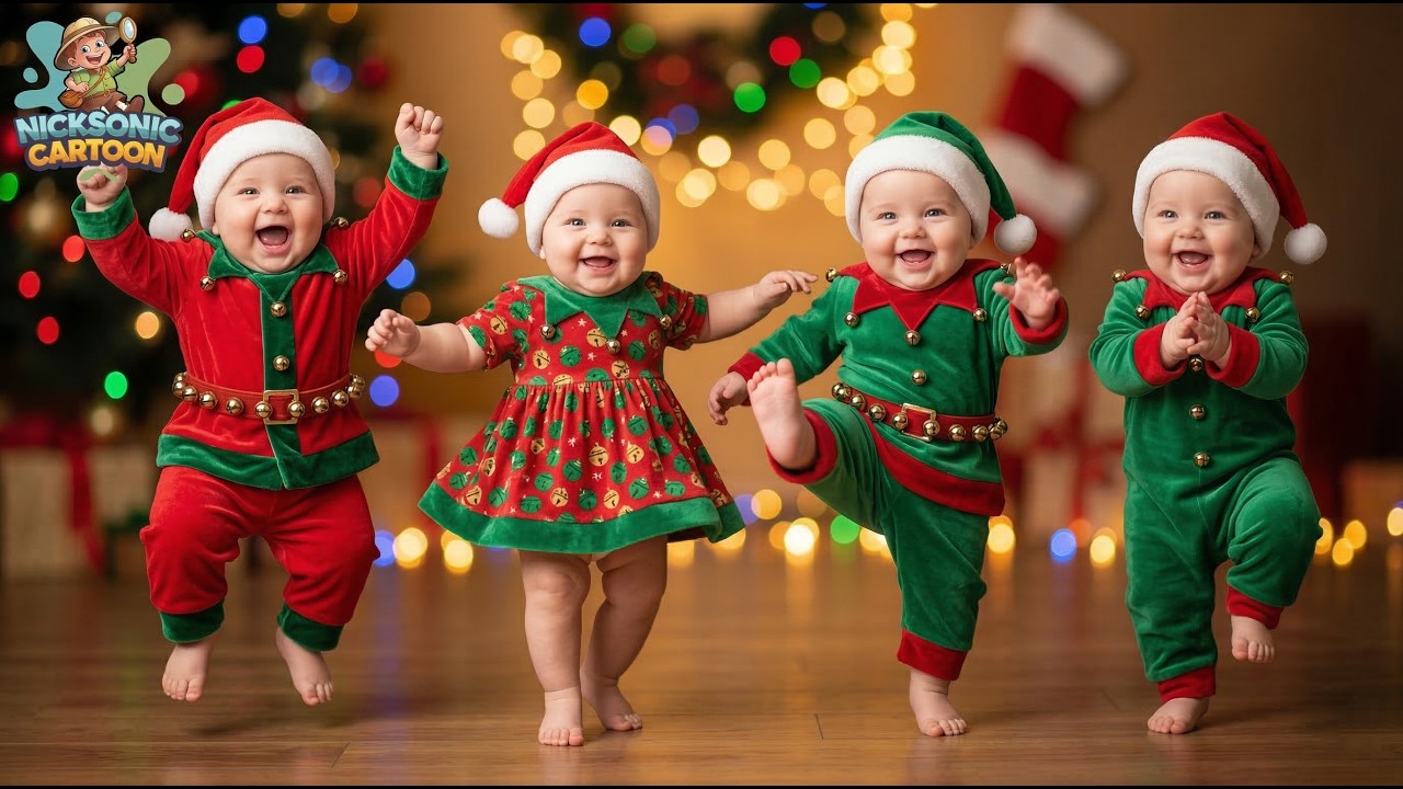 Jingle Bell Dance | Dance Party | Nursery Rhymes & Kids Songs #jinglebells