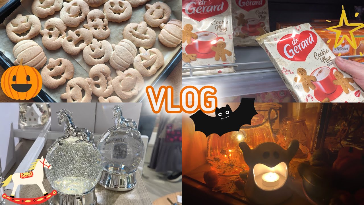 VLOG:Готовим печенье на Halloween 🎃|В поискe новогодних подарков в КАРИ,MODI, Kuchenland,Перекресток