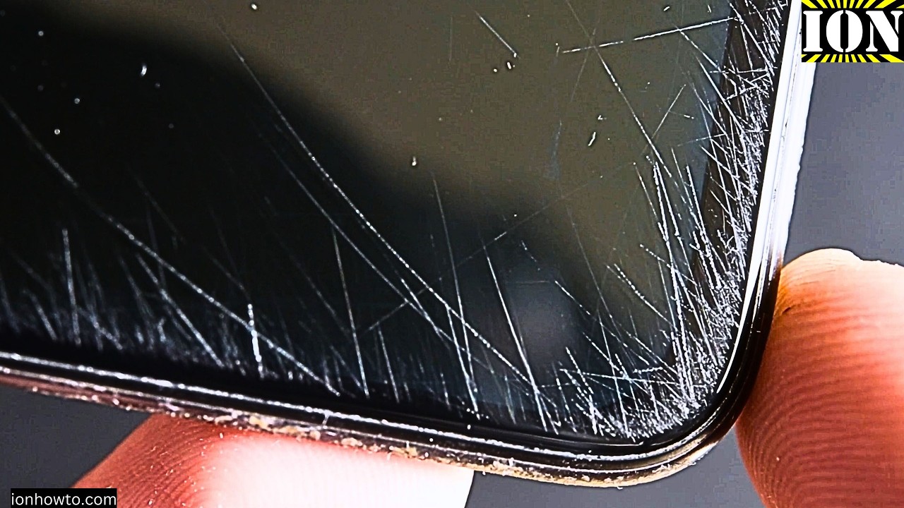 Hide or Fix Scratches from phone screen