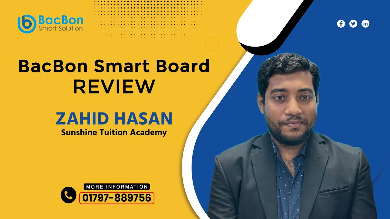 BACBON SMARTBOARD Review from Sunshine Tuition Academy || Best Digital Board in Bangladesh