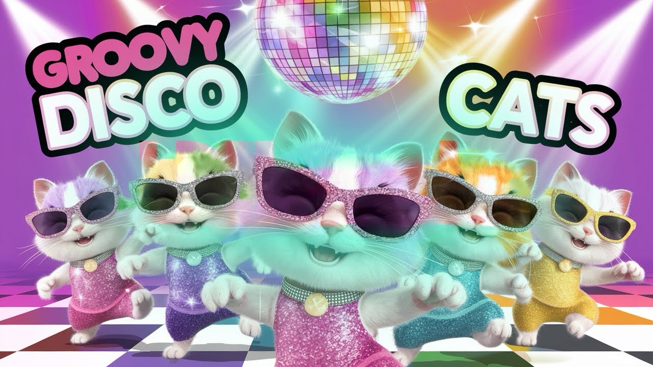 🐾 Disco Cats! A Fun Dance Song for Kids | Sing Along & Move to the Beat!