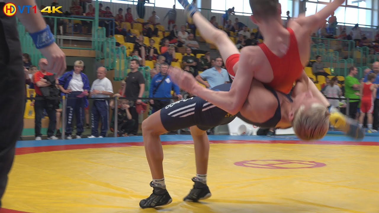 Ringen int. Brandenburg-Cup 2014 Kadetten (Gr./Rö.) - 54kg 1/2 Finale