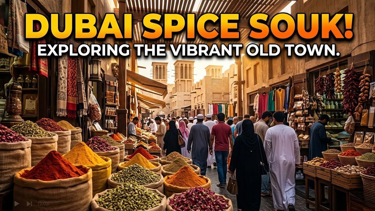 Exploring Dubai’s Colorful Spice Souk | Hidden Gems & Aromatic Treasures of Old Dubai 🌶️✨