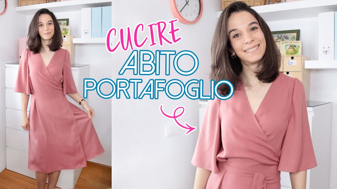 Cucire un abito a portafoglio per cerimonie e non | Cartamodello I AM Octarine | Un punto alla volta