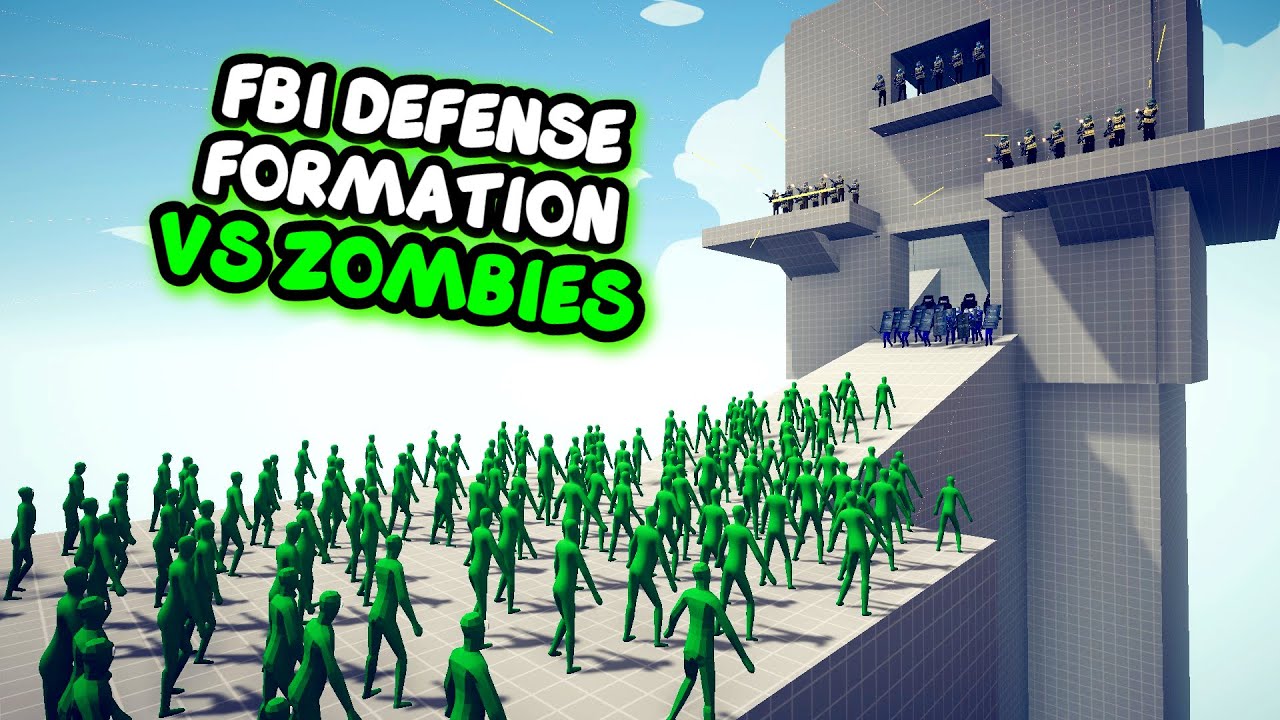 FBI Vs ZOMBIES - TABS - Totally Accurate Battle Simulator [#2]