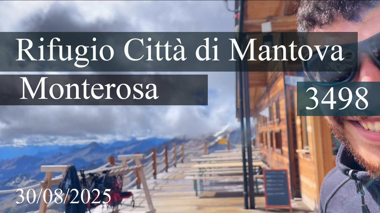 Fino al Rifugio Mantova (3498 mt) sul Rosa - 30/08/2025