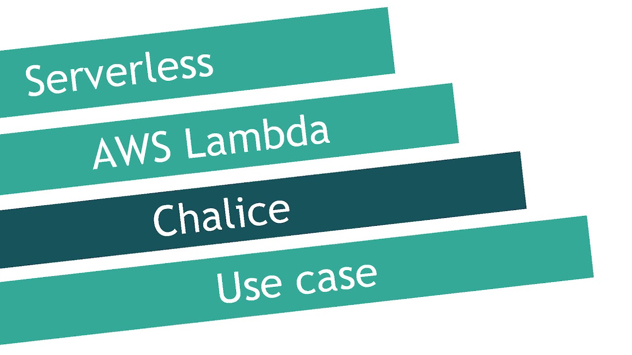 Chalice - AWS Lambda microframework - Wojciech Lichota