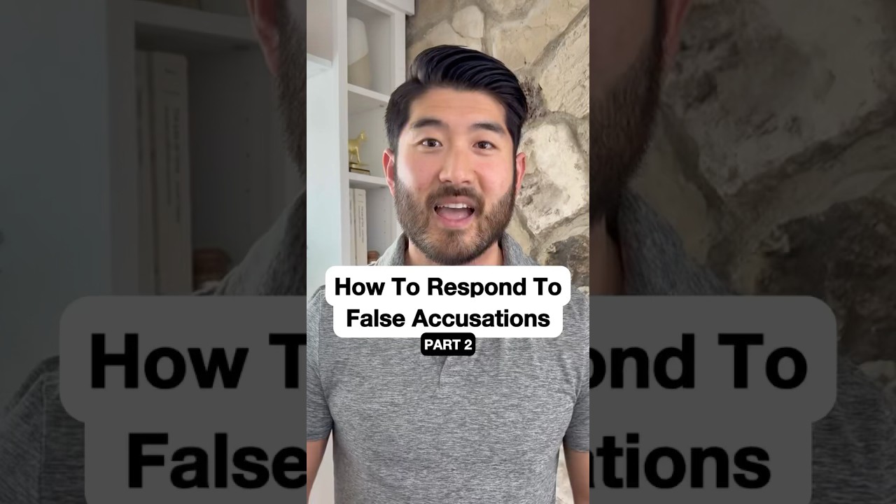 How to Respond to False Accusations #falseaccusations #communicationskills #reputation