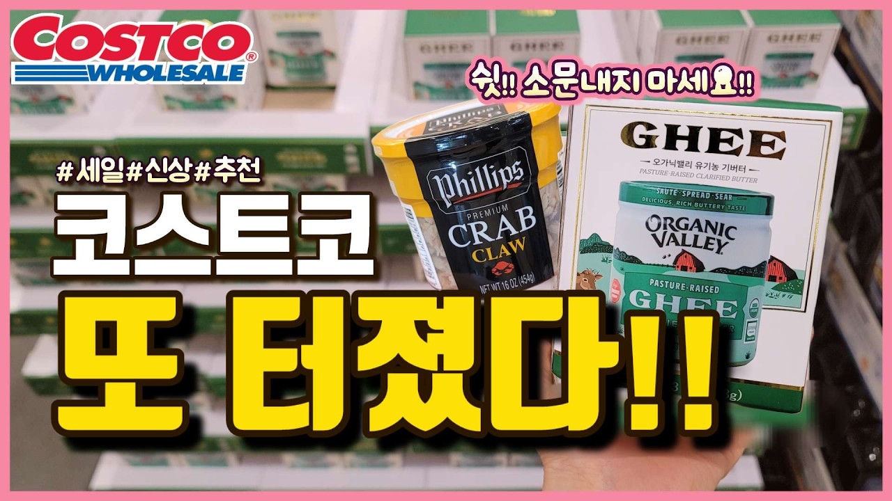 코스트코 또 터졌다!!! 할인에 신상까지 난리났네 난리났어~🔥이건 그냥 무조건 담으세요!!🔥Costco