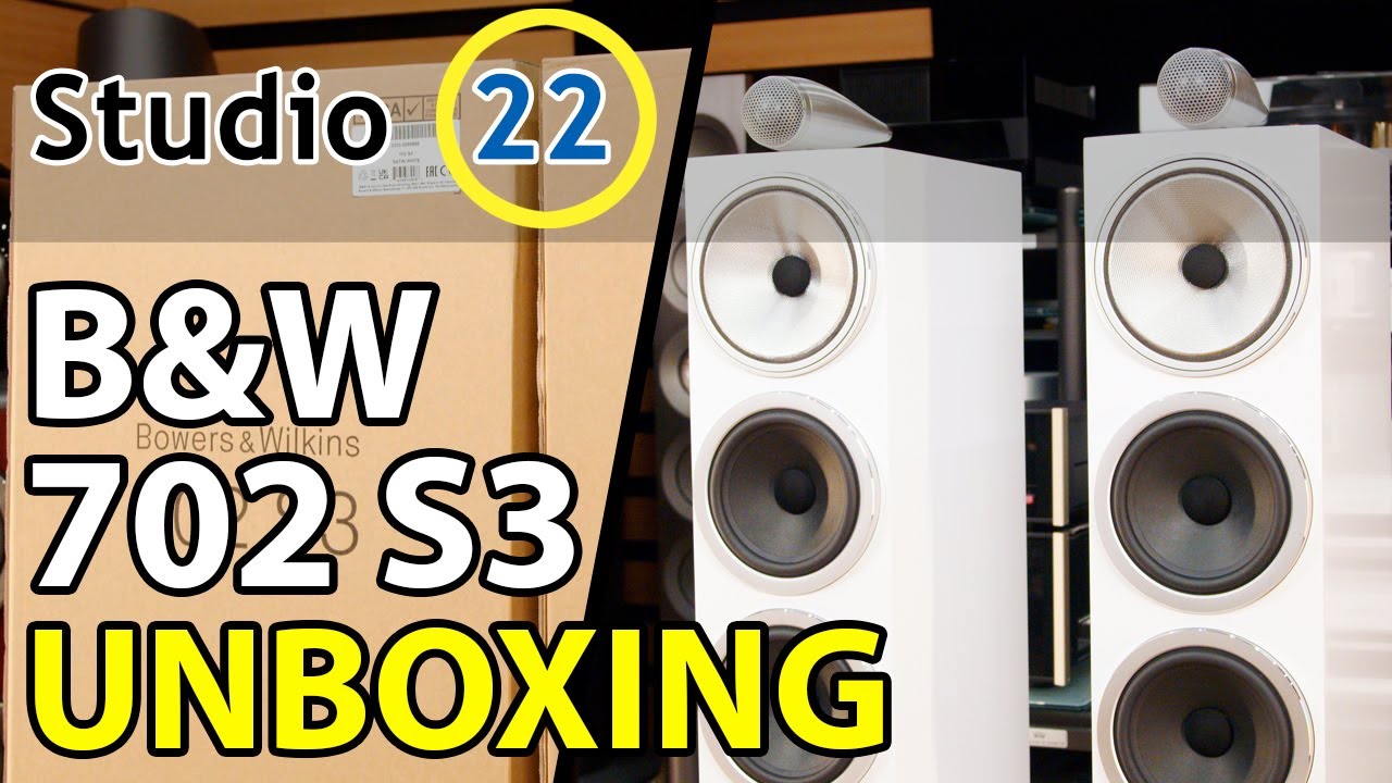 B&W 702 S3 Unboxing