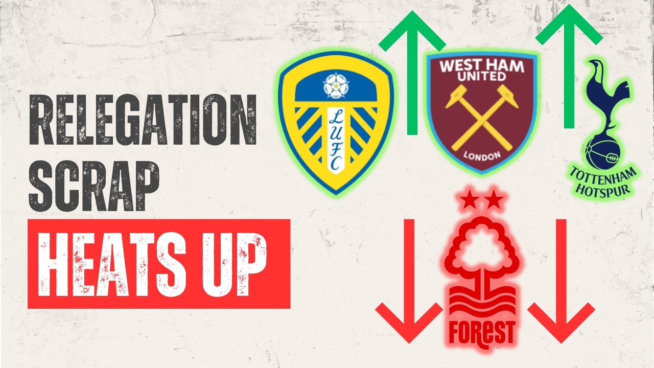 Spurs, West Ham and Leeds show fight... Are Nottingham Forest the favourites for the drop?