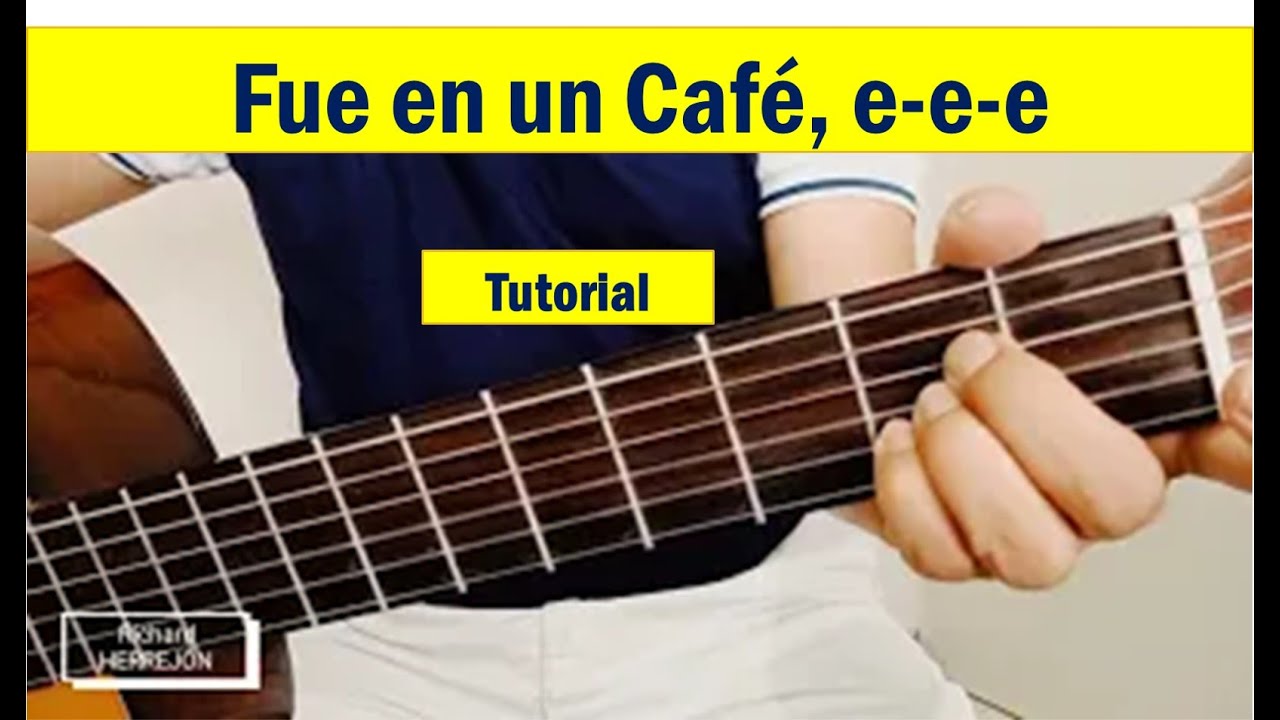 Como Tocar Fue en un Café de Los Apson en guitarra  Fácil