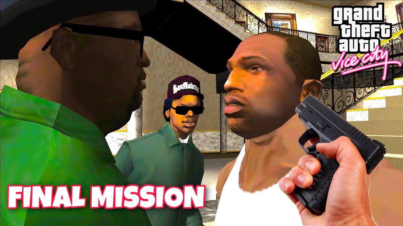 FINAL MISSION OF GTA VICE CITY - CJ VERSION😉