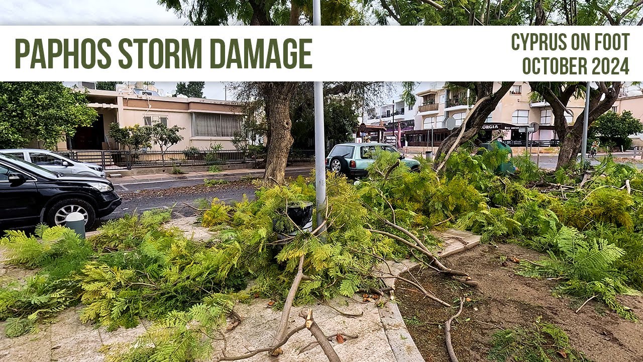 Paphos Storm Damage - 3rd November 2024
