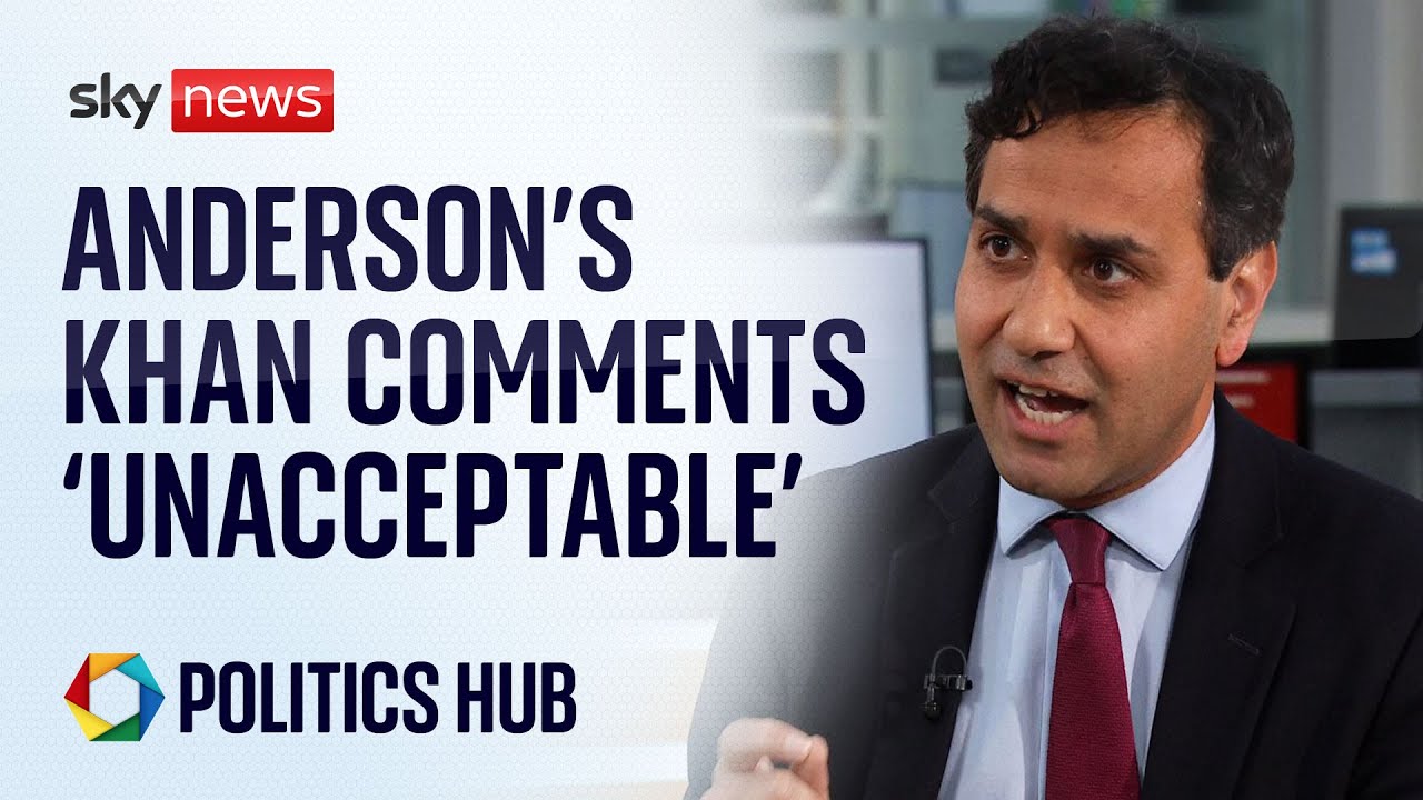 Lee Anderson's Sadiq Khan remarks 'completely and utterly unacceptable'