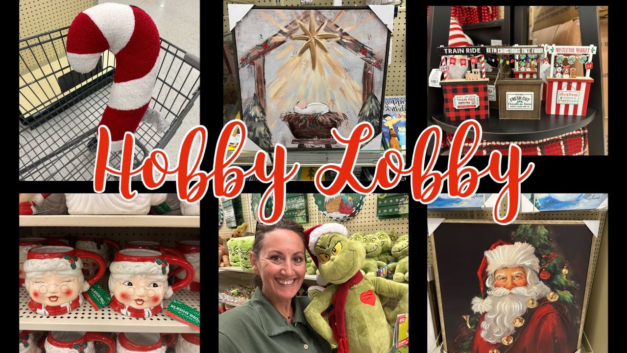 2023 HOBBY LOBBY CHRISTMAS | SHOP WITH ME | I CAN’T BELEIVE I FOUND HER 🤶🏻🎄❤️