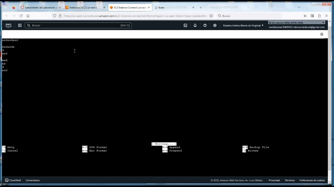 Servidor FTP en Ubuntu AWS. Configuración inicial