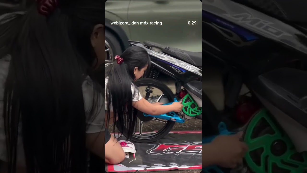 Mio Swing Arm Paddock depan Alumunium Shijiro Cover Magnet