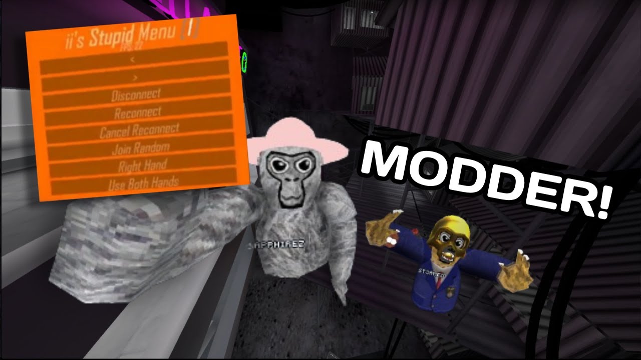 МОДДИНГ в Monkey on The Shelf | Gorilla Tag VR