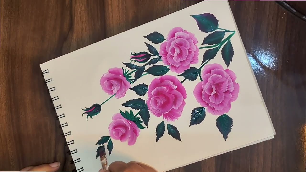 Beautiful Flower Painting | Easy & Satisfying Art |