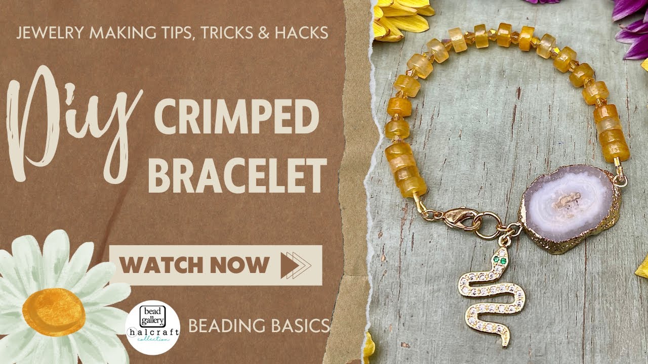 Crimp Beaded Jewelry! Finishing Technique For Bracelets Necklaces DIY Handmade Tips Tricks & Hacks