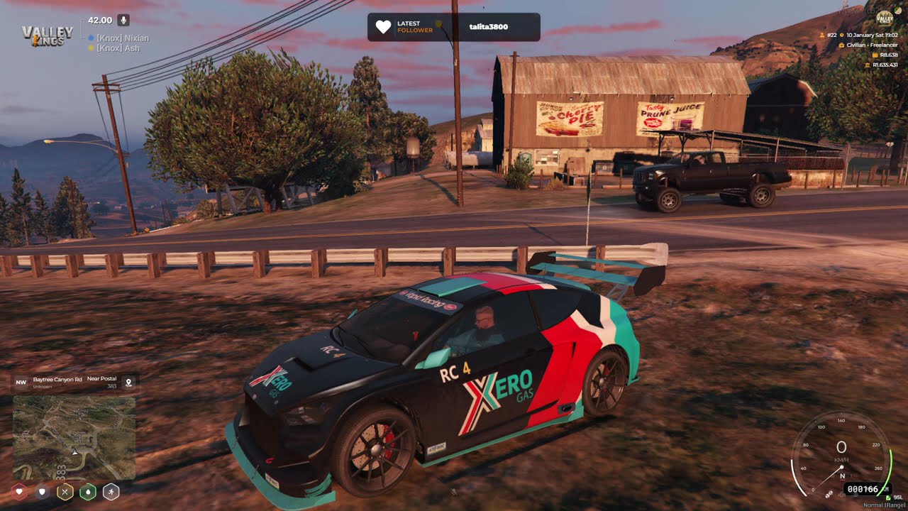 Rally Race In GTA RP
