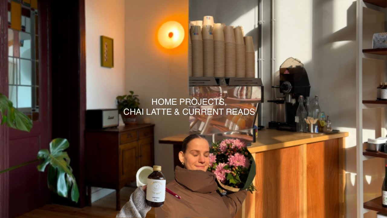 home projects, chai latte & current reads