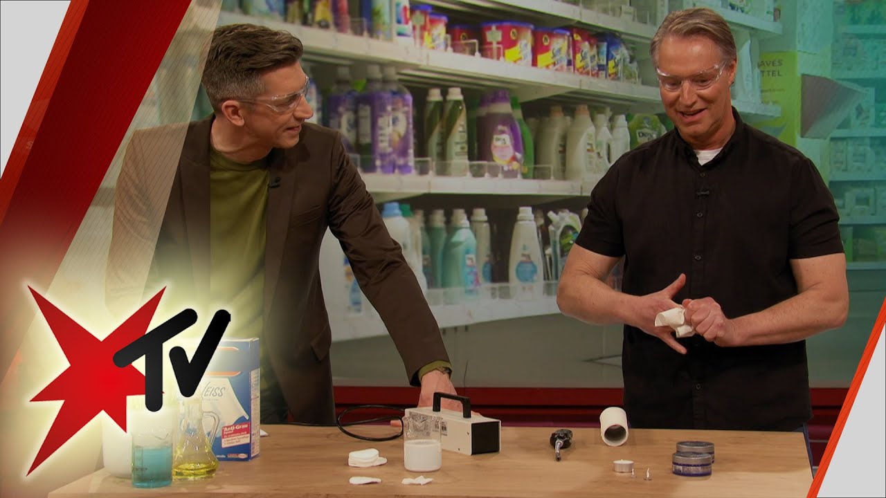 Wie macht Waschmittel die Wäsche weiß? Chemie-Professor Matthias Ducci erklärt's | stern TV Talk