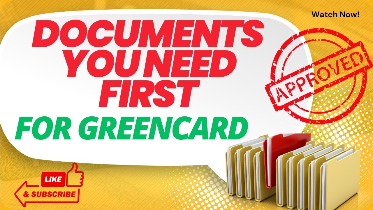 Immigration Documents You MUST Organize Before Filing Green Card