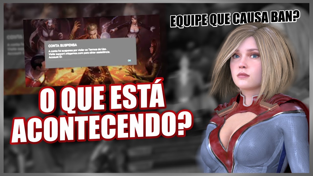 Milhares de Contas Banidas no Injustice 2 mobile