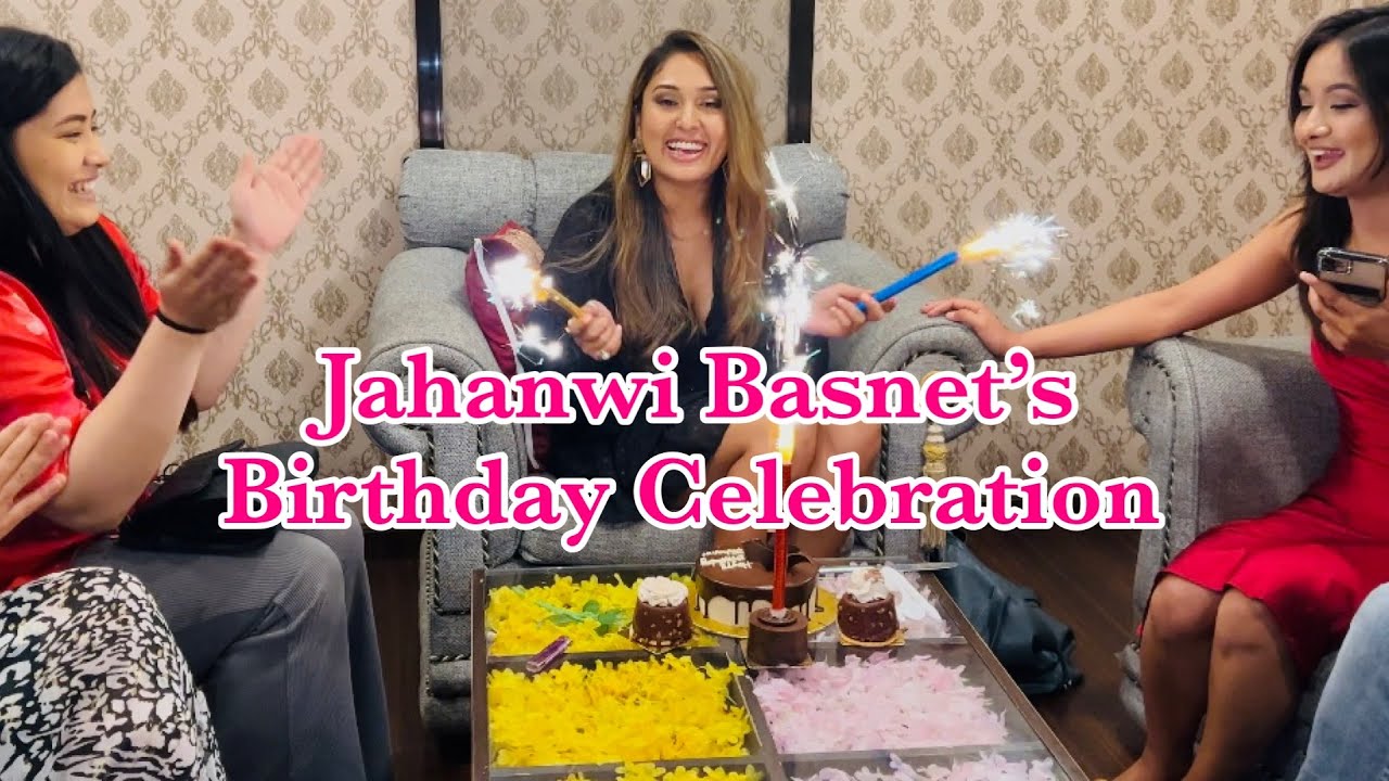 जाहन्वी बस्नेतको जन्मदिनमा मच्चियो धूम ।। Jahanwi Basnet, Salon Basnet, Karishma KC, Brabim Basnet