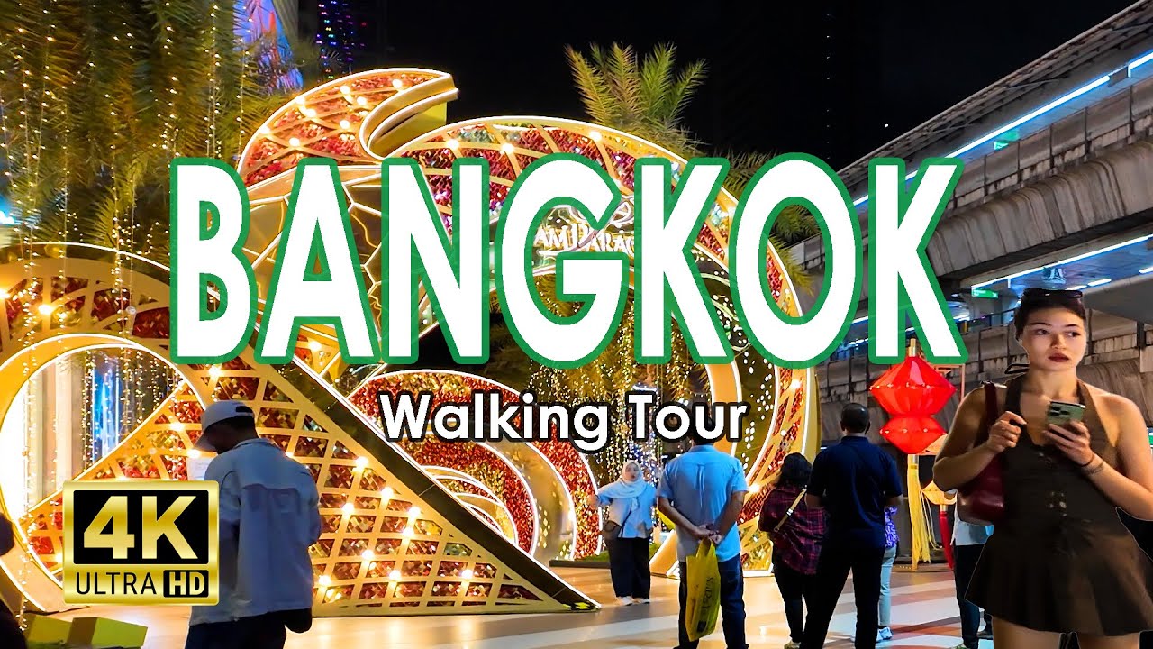 Bangkok, Thailand 4K Walking Tour: Exploring The Most LUXURIOUS Malls in Bangkok