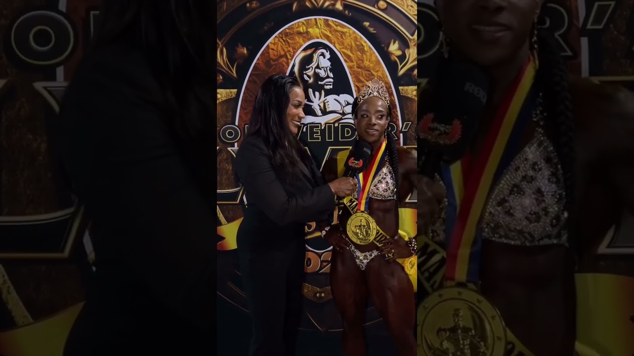 2023 Masters Olympia Women''s Bodybuilding Winner Reshanna Boswell with Lenda MurrayPPV: #fitness