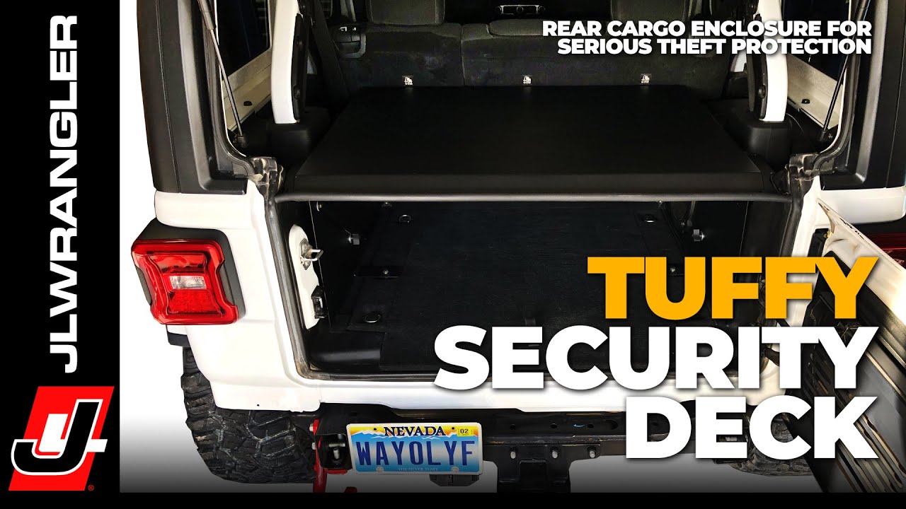 Jeep JL Wrangler Tuffy Security Deck Enclosure Installation