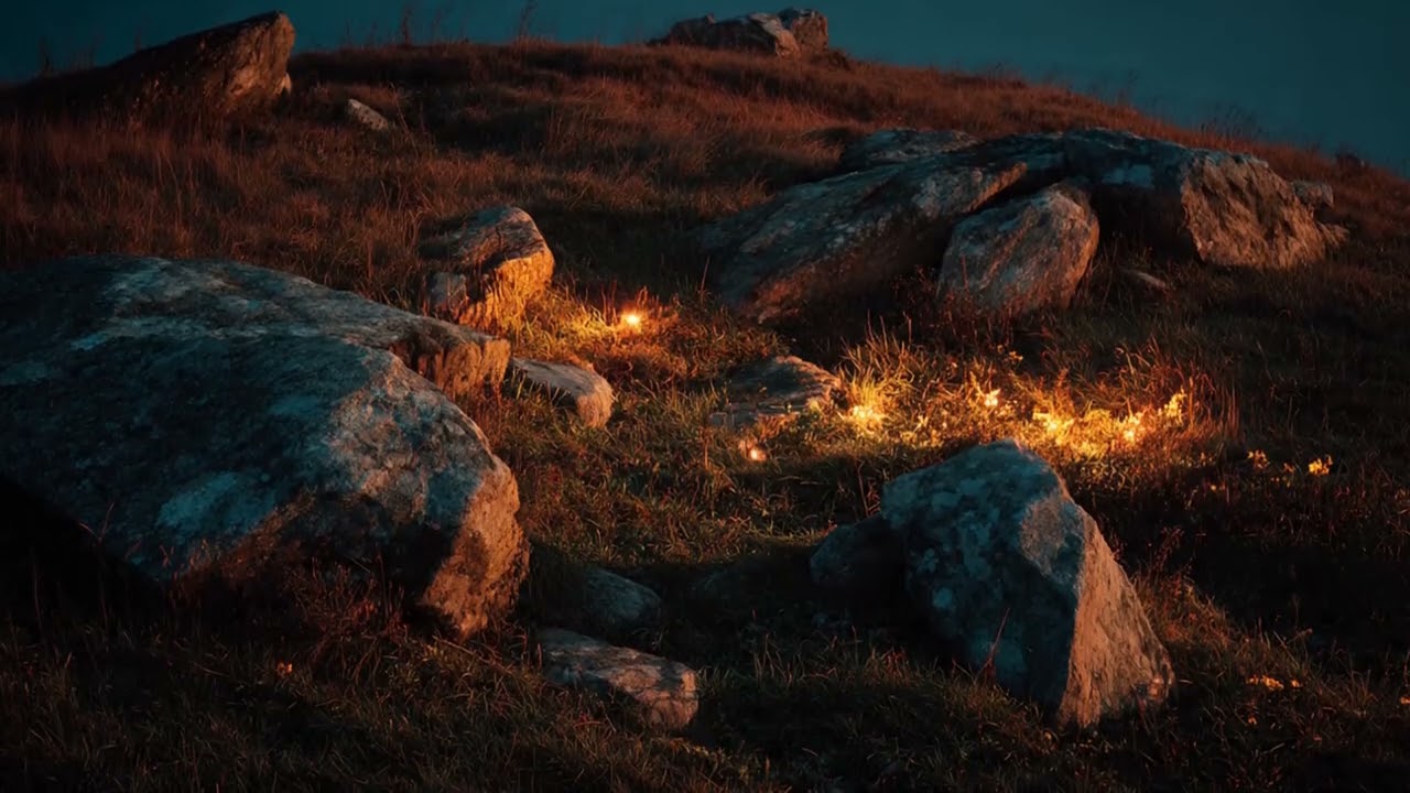 Tranquil Medieval Night | Relaxing Forest Ambiance Music