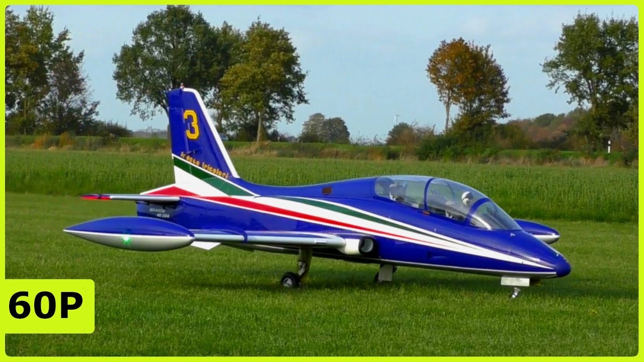 STUNNING BIG RC TURBINE SCALE AERMACCHI MB-339 FLIGHT DEMONSTRATION FROM KAY MATTHIESEN