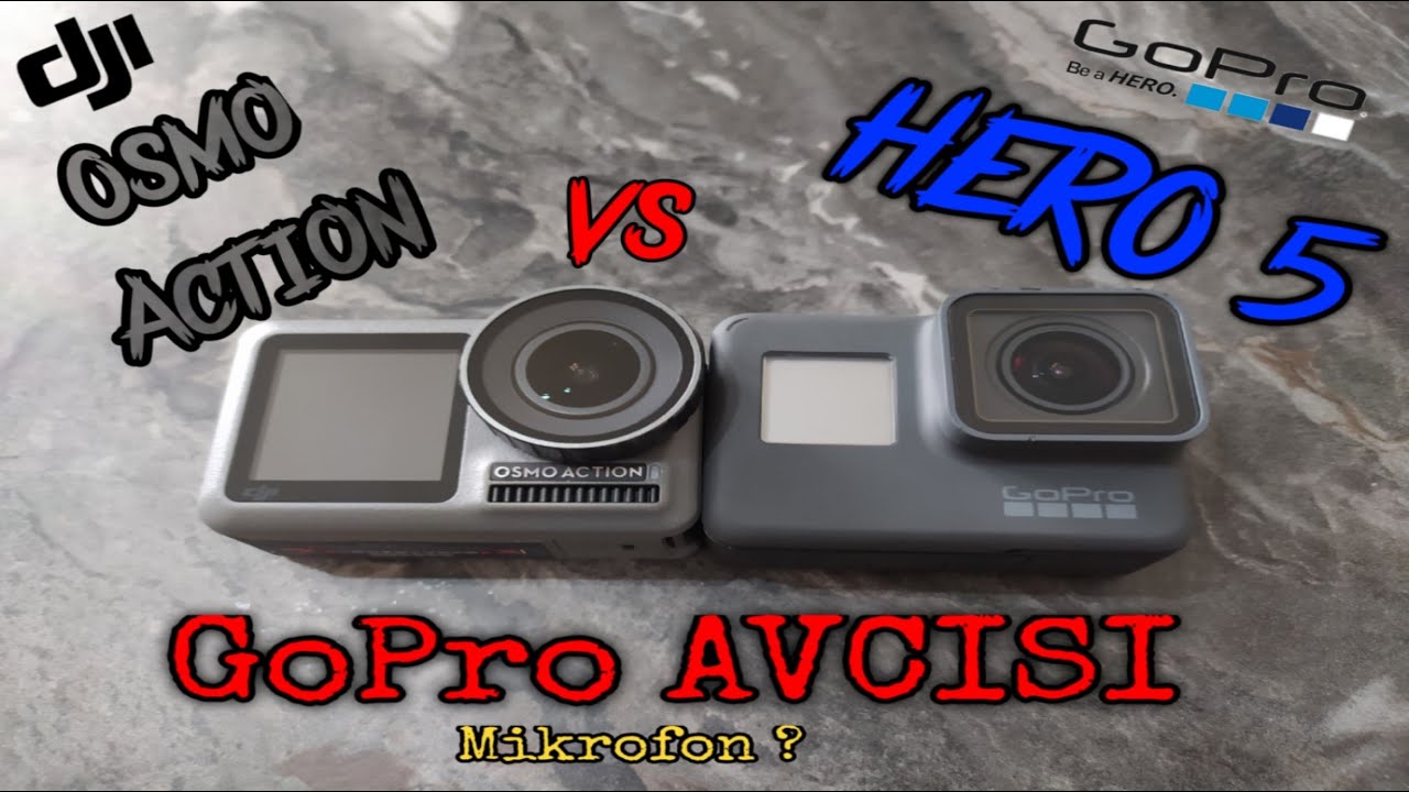 Dji Osmo Action VS GoPro Hero 5 Detaylı İnceleme - Fiyat Performans !
