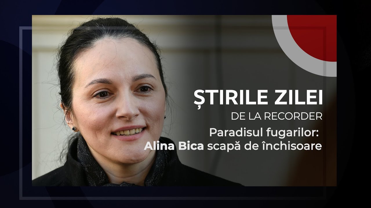 3 OCTOMBRIE 2025. Paradisul fugarilor: Alina Bica scapă de închisoare