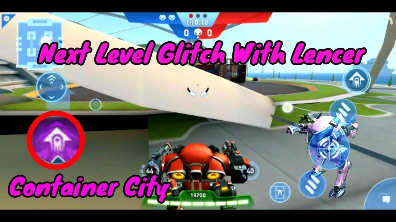 Container City Glitch With Lencer 😘 Next Level Glitch In Mech Arena 💥 Monster Jump With Friends 💯