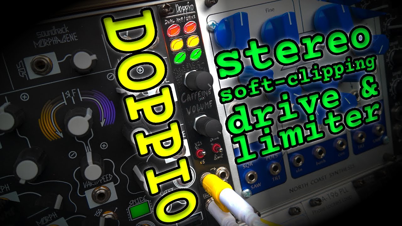 DOPPIO stereo soft-clipping drive & limiter
