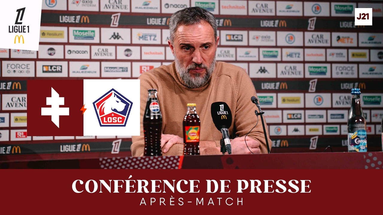 25-26 - J21 : Metz - Lille (0-0), la réaction de Benoît Tavenot